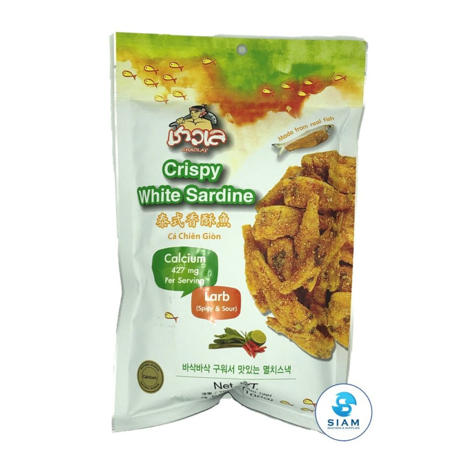 Crispy White Sardine, Larb Flavor - Chaolay (3.53 oz-Vol wt 8.8 oz)
