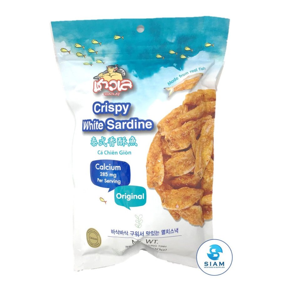 Crispy White Sardine Snack, Original Flavor - Chaolay (3.53 oz-Vol wt 8.8 oz)