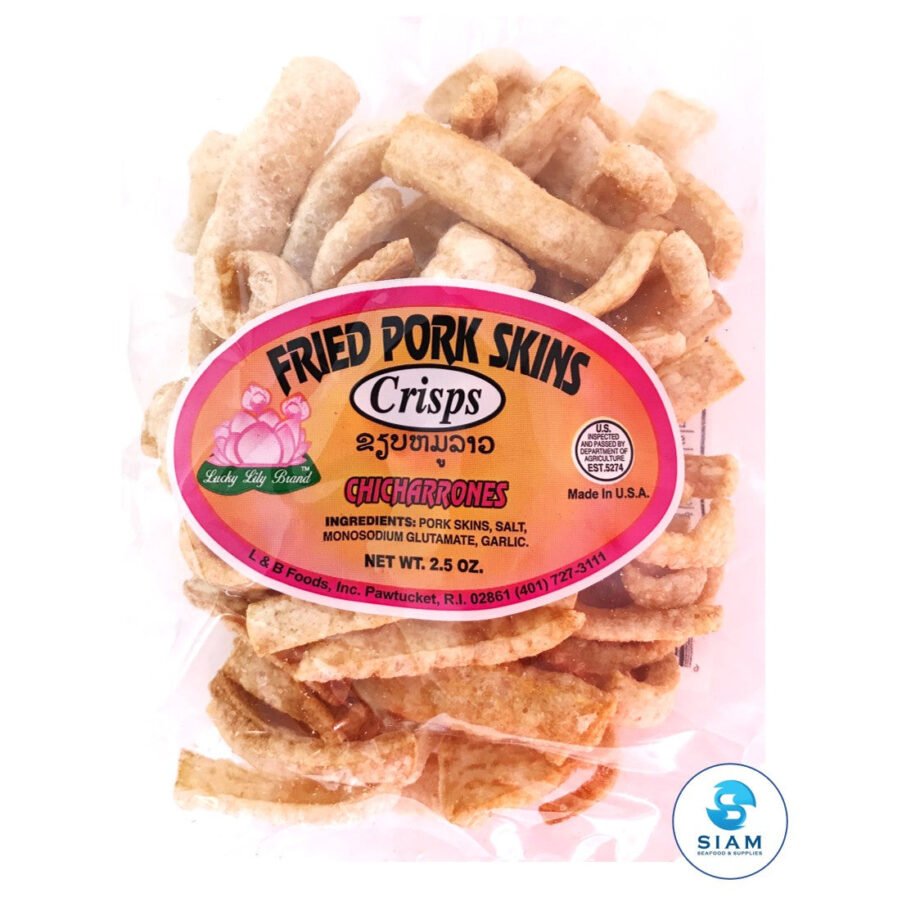 Fried Pork Skins - Lucky Lily (2.5 oz-Vol Wt 6.6 oz)
