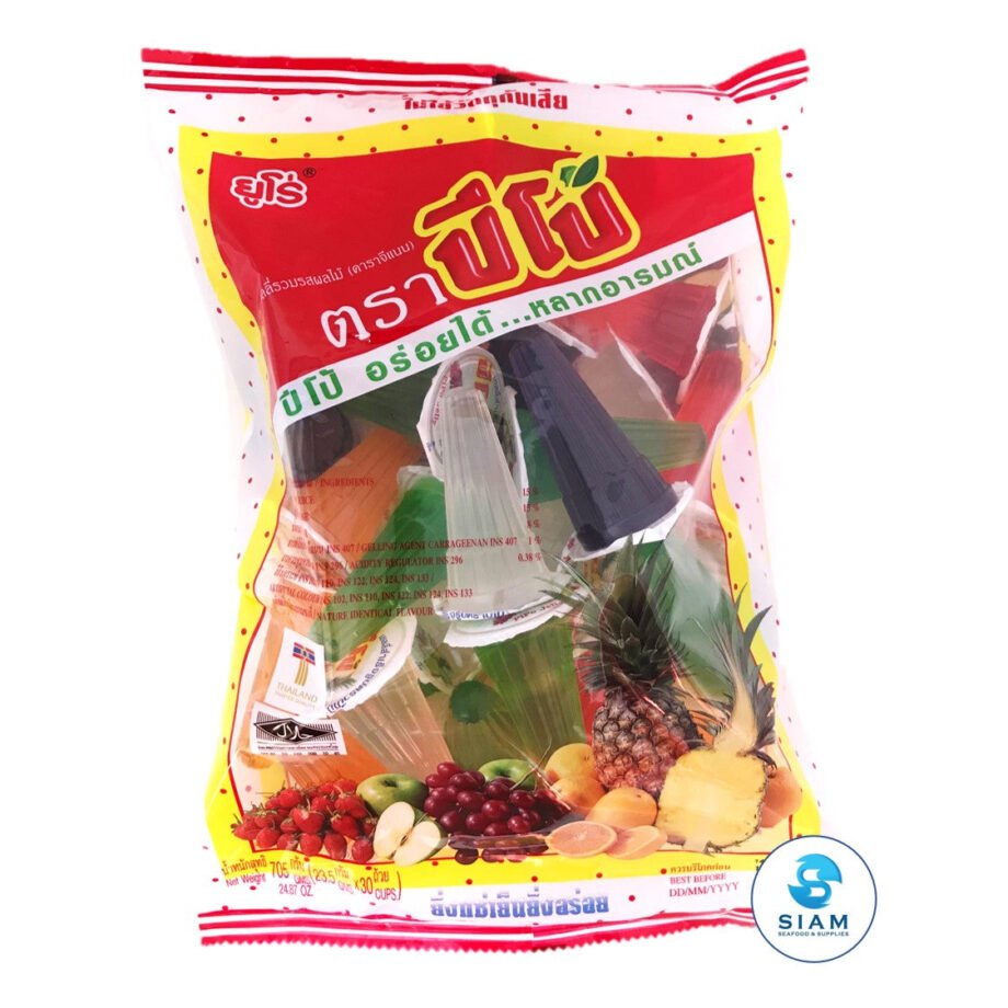 Jelly Cup Mixed Fruit Flavor - PiPo (30 cups-Net Wt 26.8 oz)