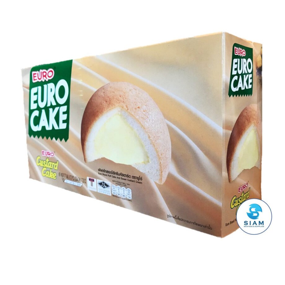 Puff Cake and Custard Cream - Euro (12 packs-Vol Wt 20 oz)